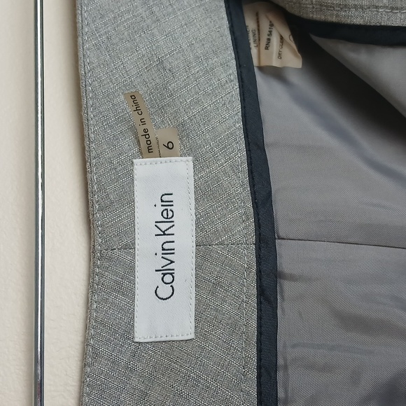 Calvin Klein Steel gray Soft Trouser Size 6 work office pants - Picture 7 of 8